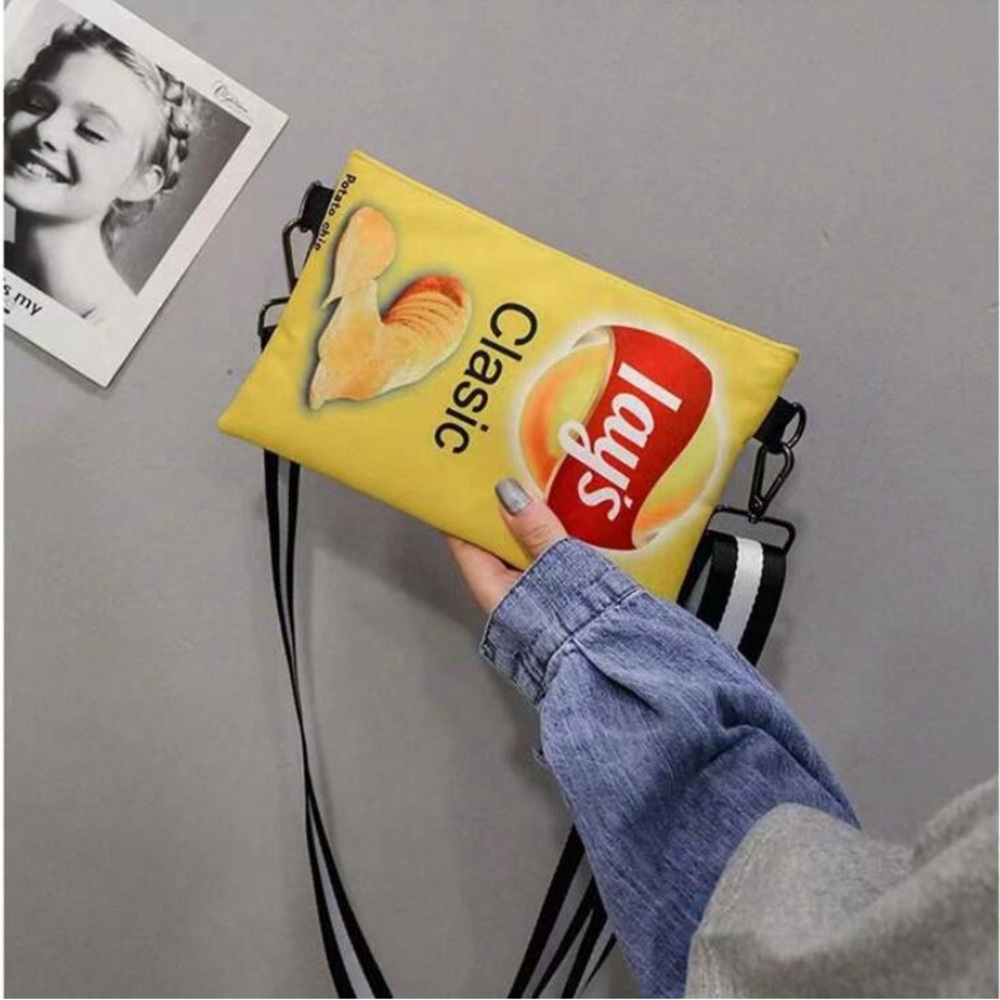 Yellow Potato Chip Purse - Picture 5 of 5